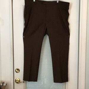 TravelSmart by Roundtree and Yorke Brown Men's Pants